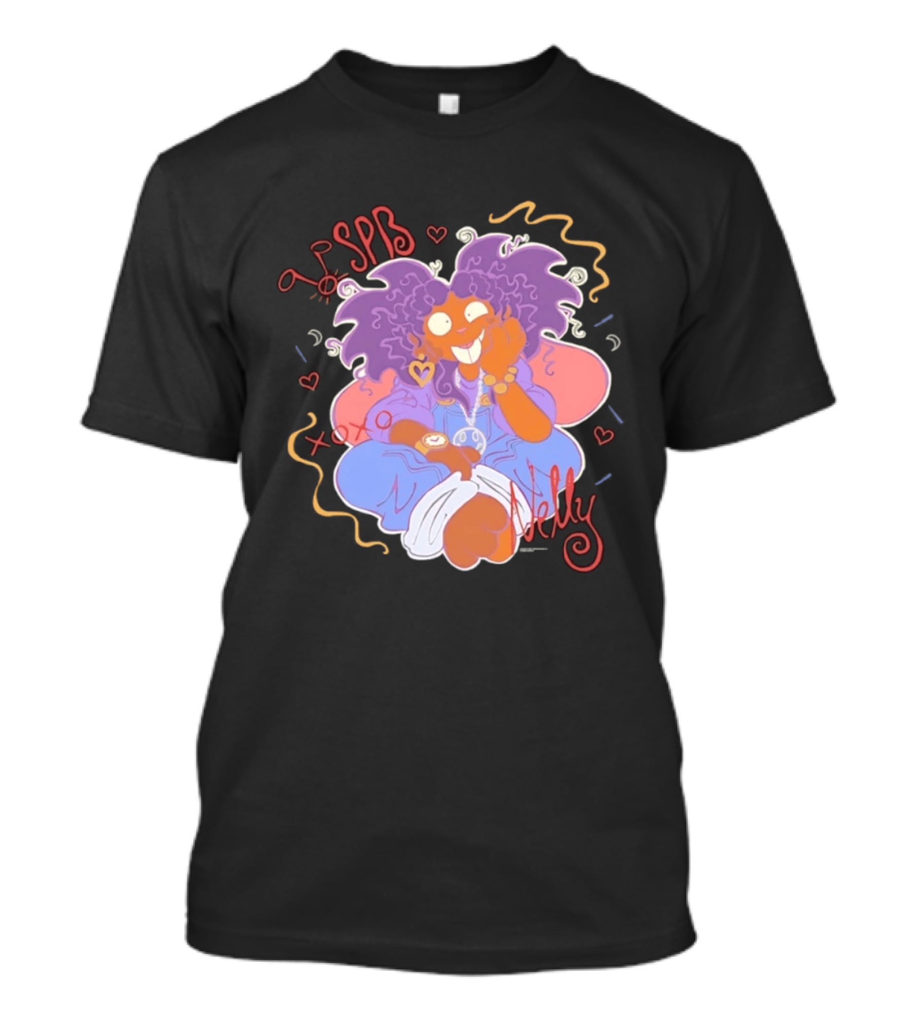 Nelly SPB XOXO 90s Cartoon Style Retro Charm T-Shirt