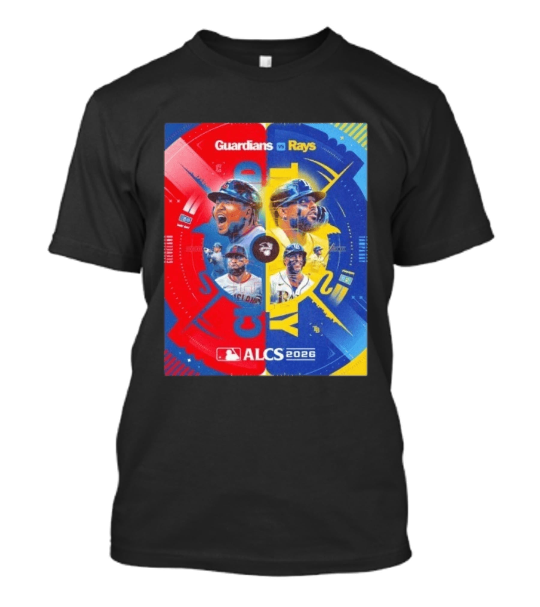 Guardians Vs Rays ALCS 2026 MLB Matchup T-Shirt