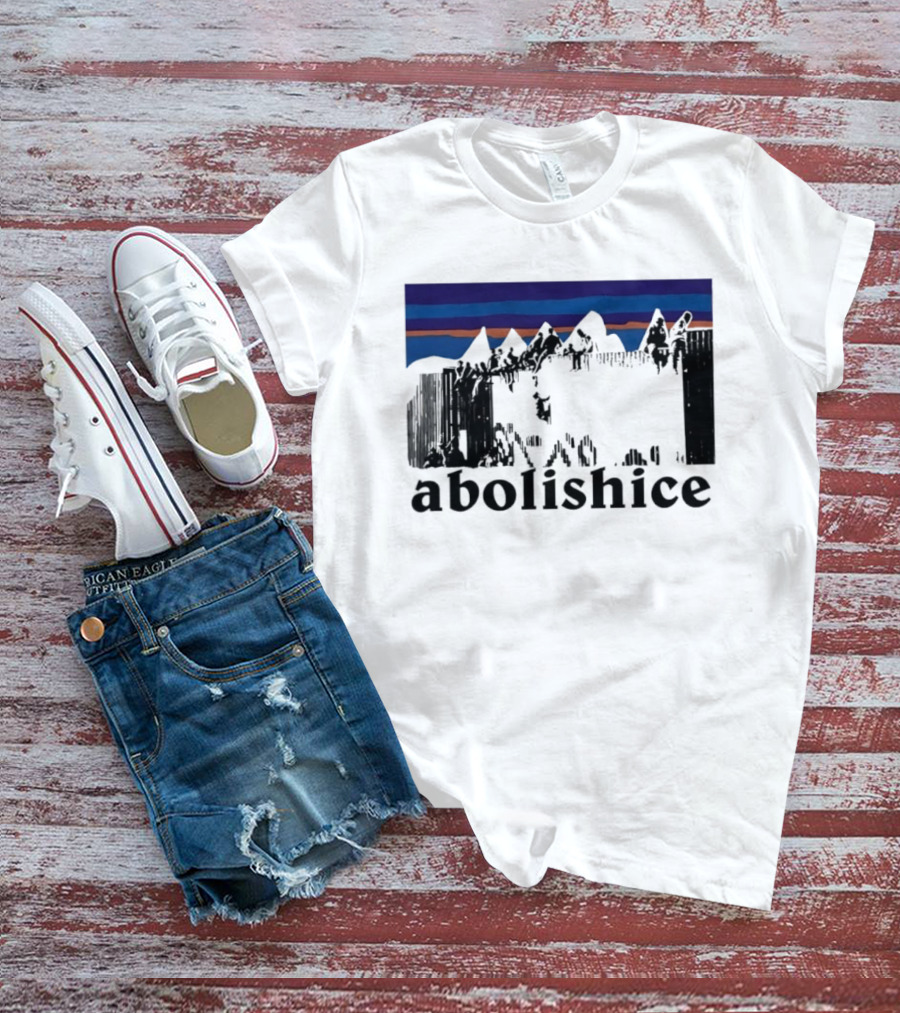 Abolish ICE Mountain Activism Scenic Protest T-Shirt