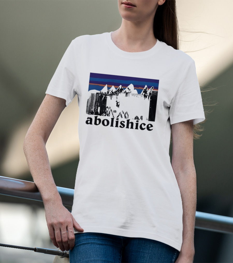 Abolish ICE Mountain Activism Scenic Protest T-Shirt
