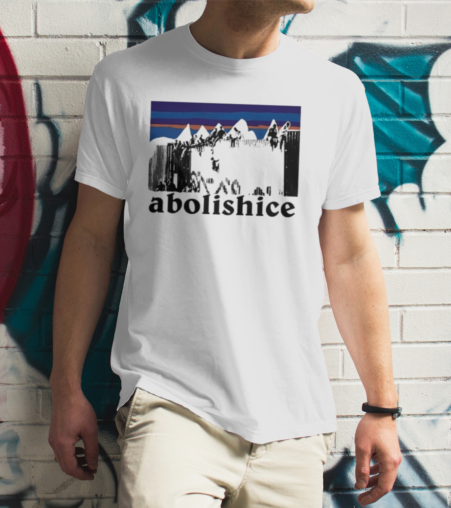 Abolish ICE Mountain Activism Scenic Protest T-Shirt