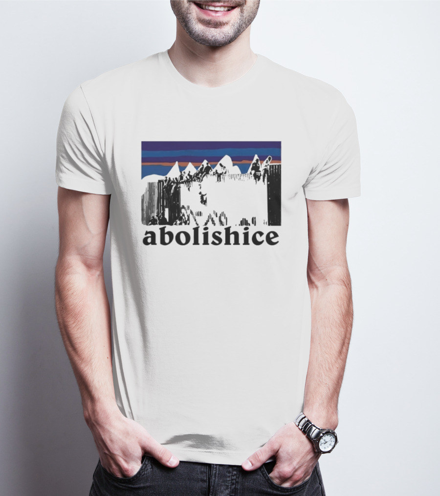 Abolish ICE Mountain Activism Scenic Protest T-Shirt