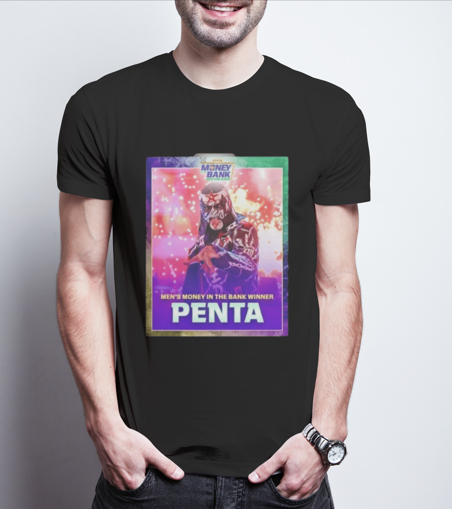 Penta Men's Money In The Bank Winner New Orleans Wrestler T-Shirt