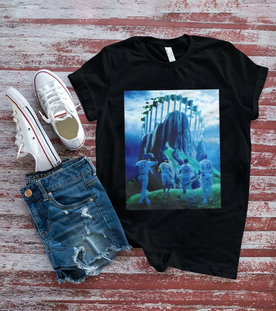 Shohei Ohtani Jackson Chourio Steven Kwan Junior Caminero MLB Fantasy Field Adventure T-Shirt