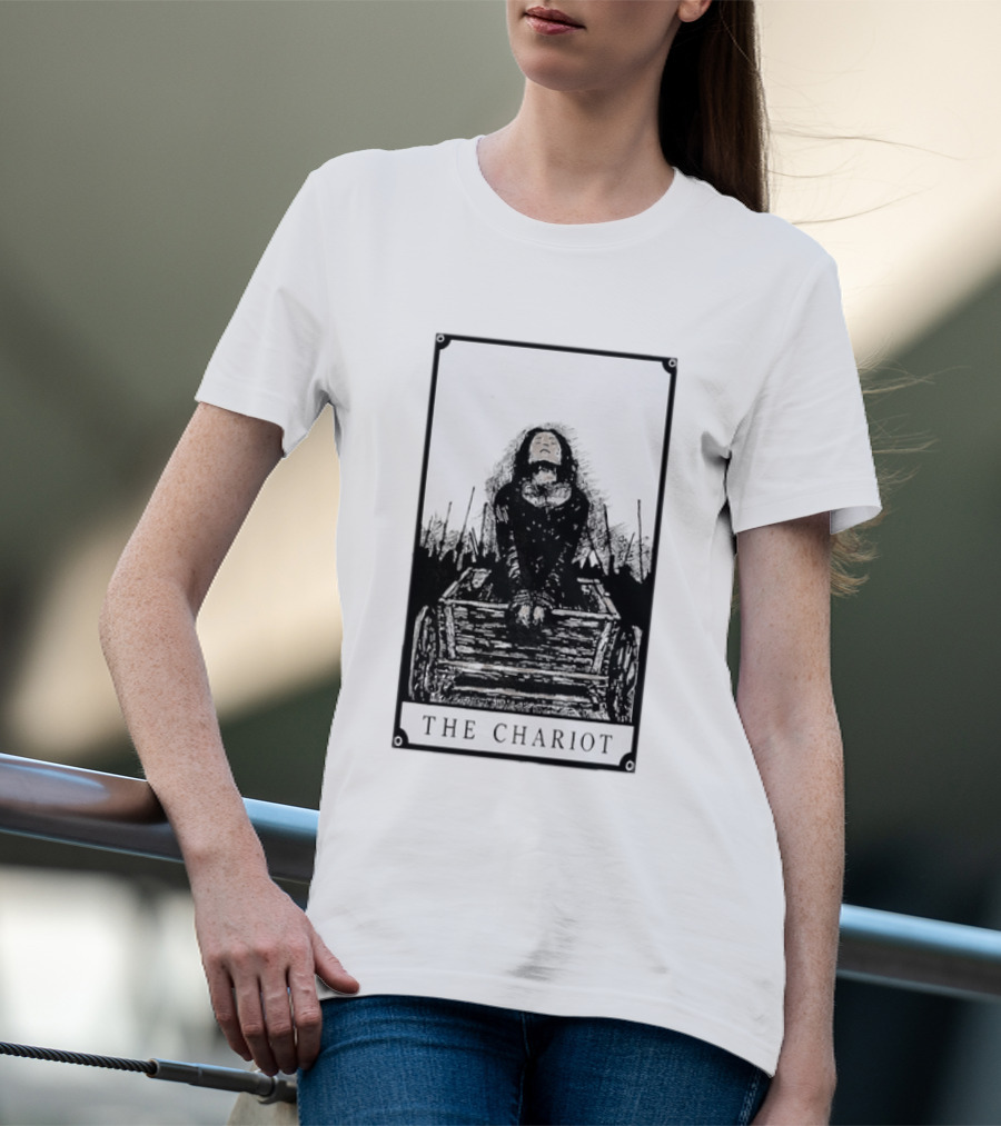 The Chariot Tarot Card Occult Divination Mystical Art Tarot Reading T-Shirt