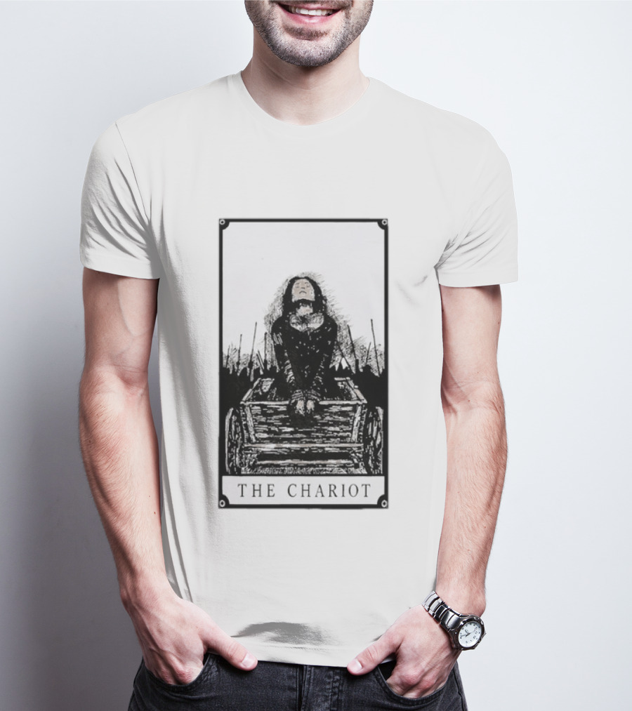 The Chariot Tarot Card Occult Divination Mystical Art Tarot Reading T-Shirt