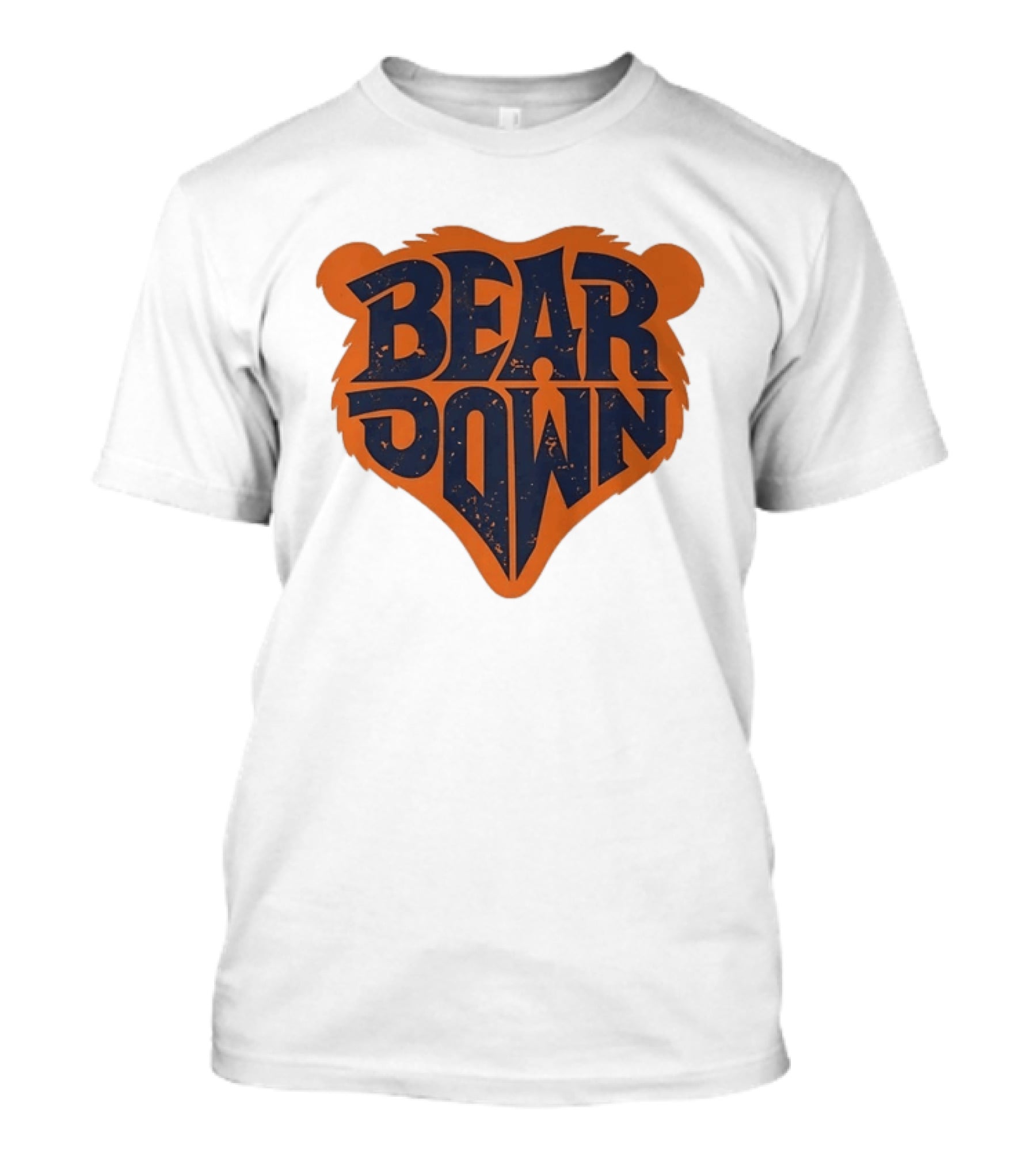 Chicago Bears Bear Down Distressed Vintage Sports Fan T-Shirt