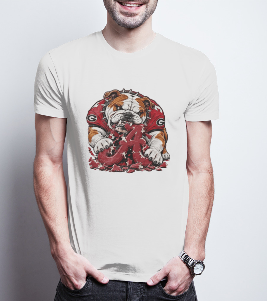Georgia Bulldogs Crushing Alabama Crimson Tide Rivalry Showdown T-Shirt