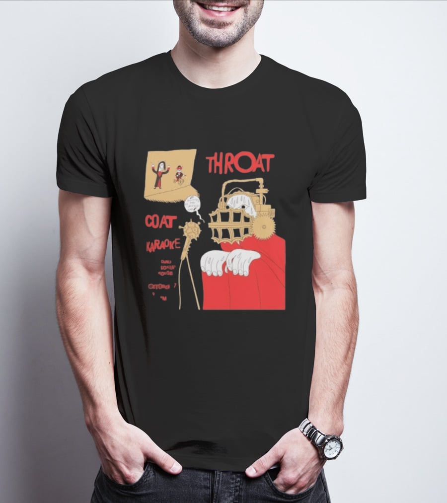 Throat Coat Karaoke Unique Style Danu Social House October 17 Fun T-Shirt