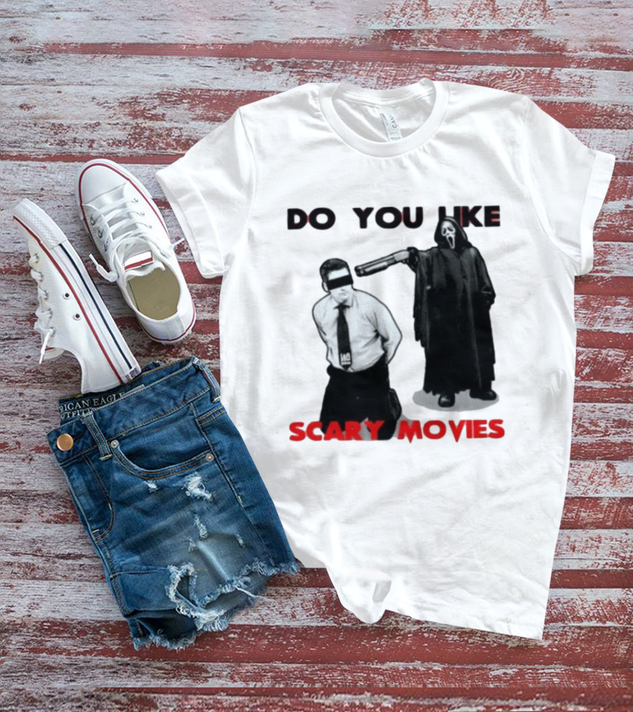 Ghostface Do You Like Scary Movies Bootleg T-Shirt