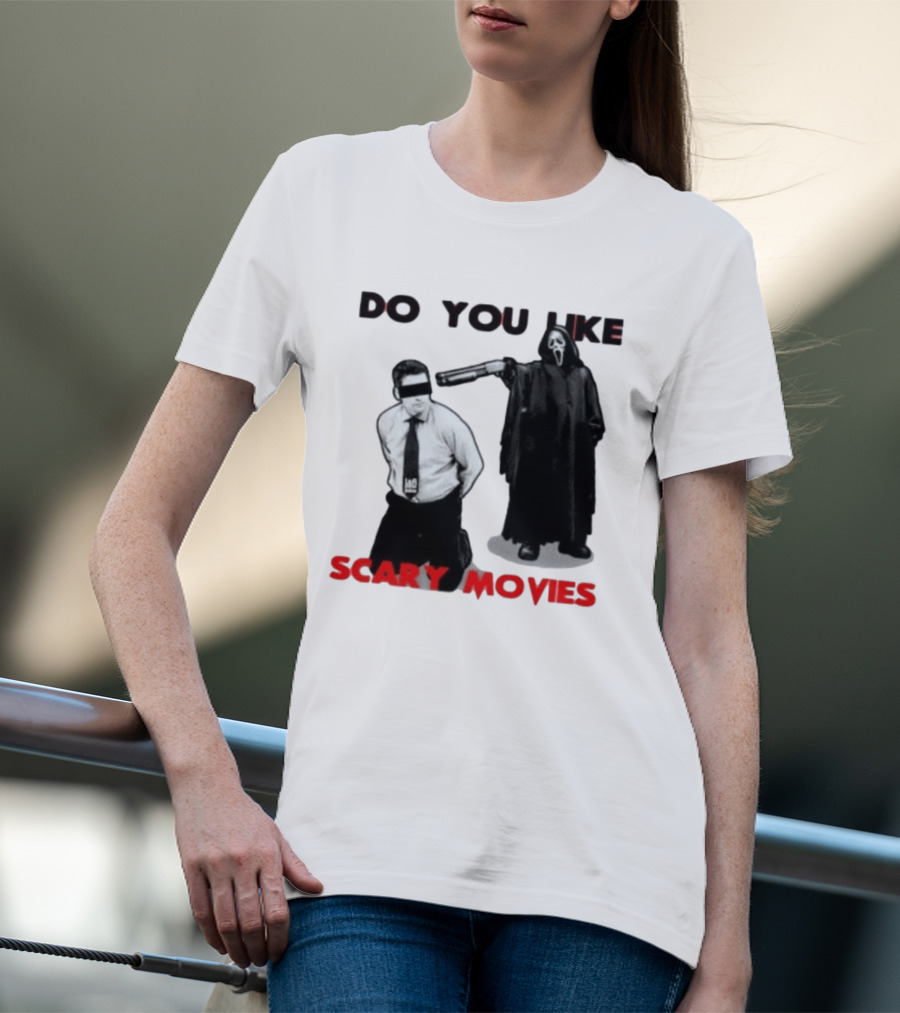 Ghostface Do You Like Scary Movies Bootleg T-Shirt