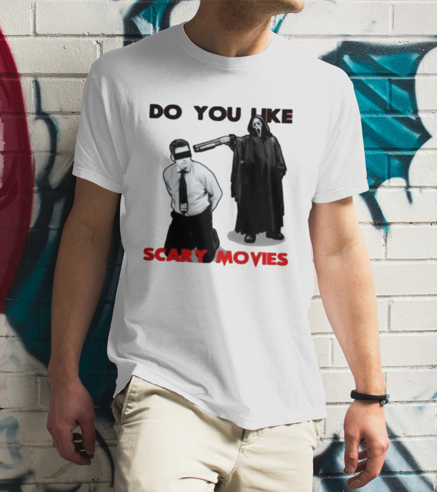 Ghostface Do You Like Scary Movies Bootleg T-Shirt