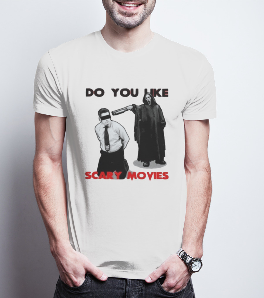 Ghostface Do You Like Scary Movies Bootleg T-Shirt