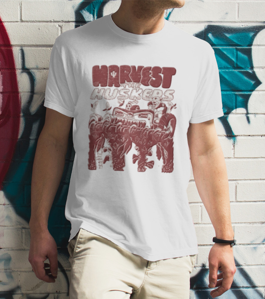 Harvest The Huskers Indiana Hoosiers Vs Nebraska Corn Battle T-Shirt