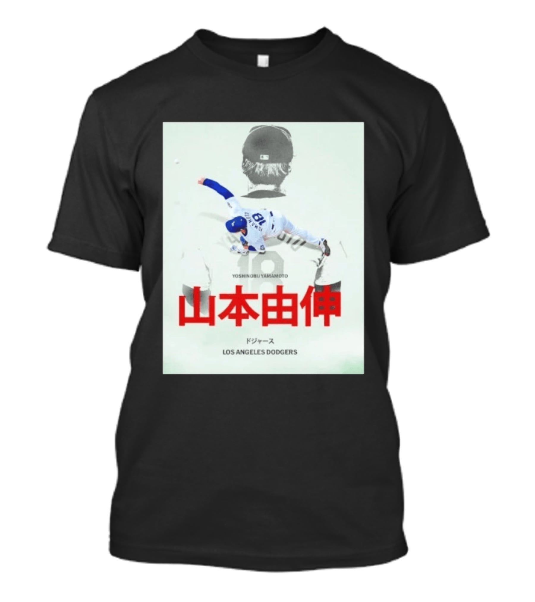 Yoshinobu Yamamoto No 18 Los Angeles Dodgers T-Shirt