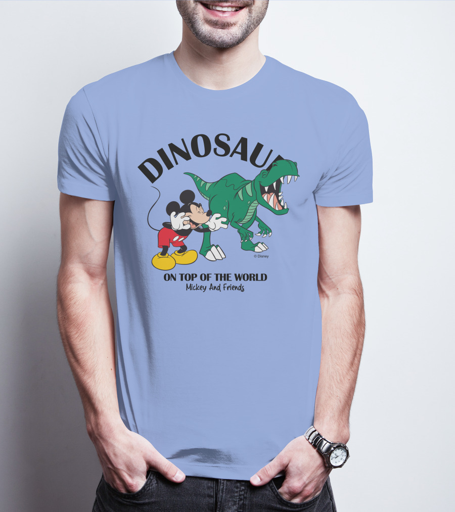 DINOSAUR On Top Of The World Mickey And Friends T-Shirt
