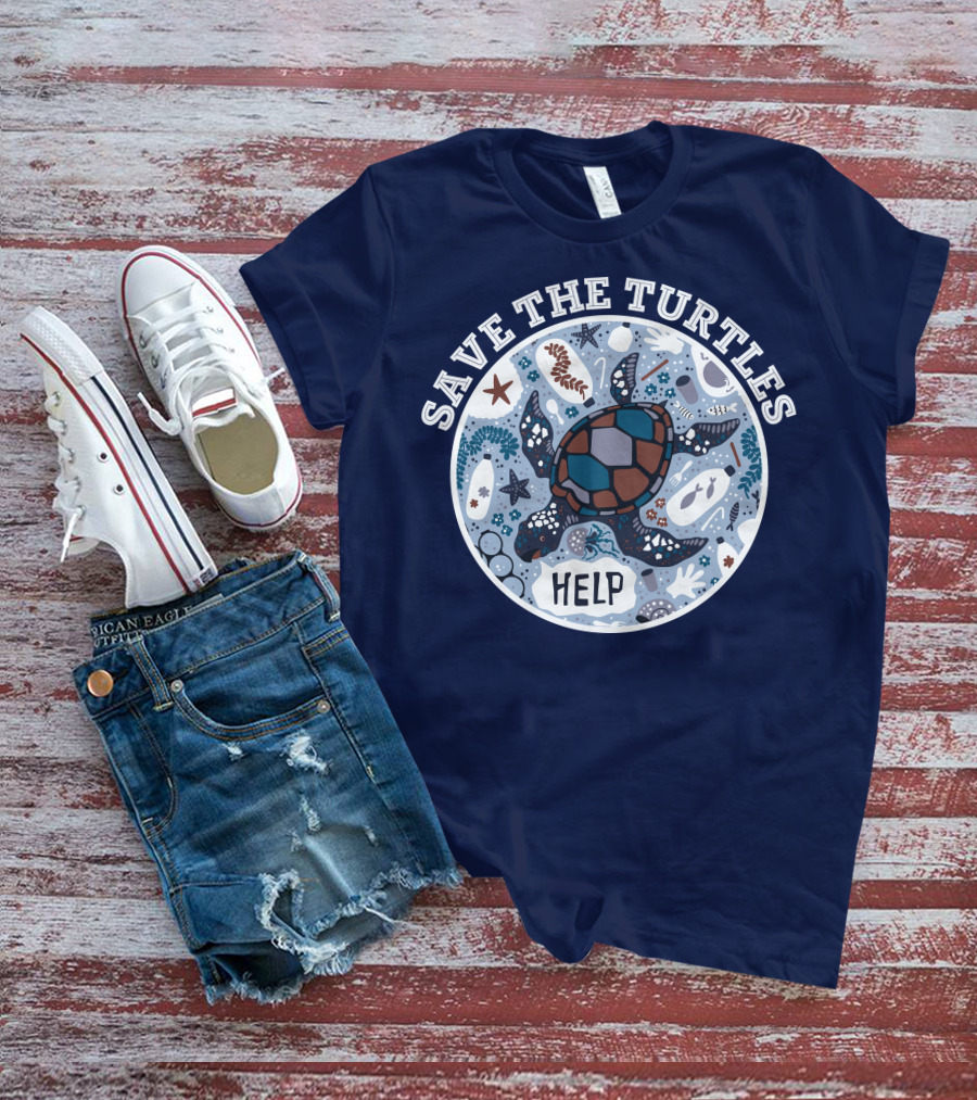 Save The Turtles Help Ocean Animal Rescue Campaign T-Shirt