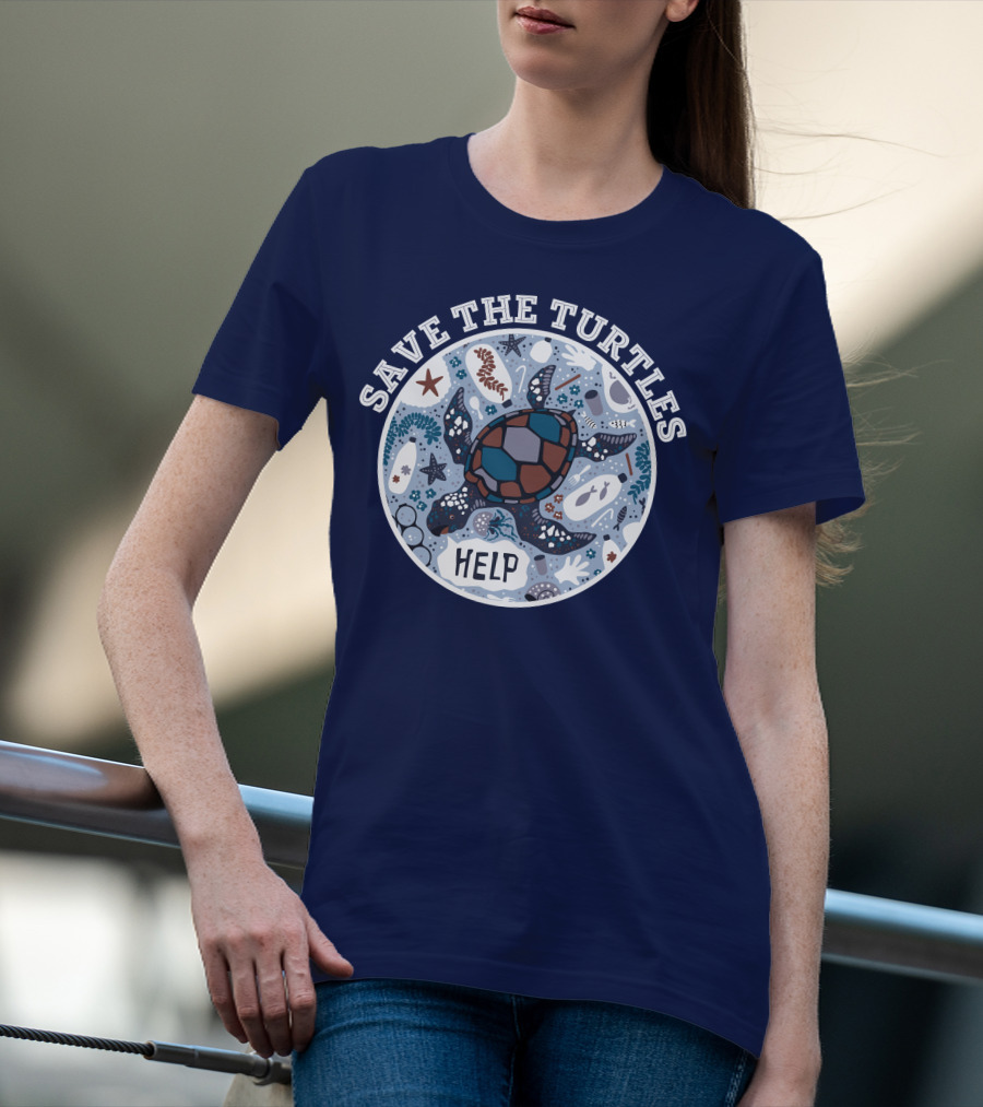 Save The Turtles Help Ocean Animal Rescue Campaign T-Shirt