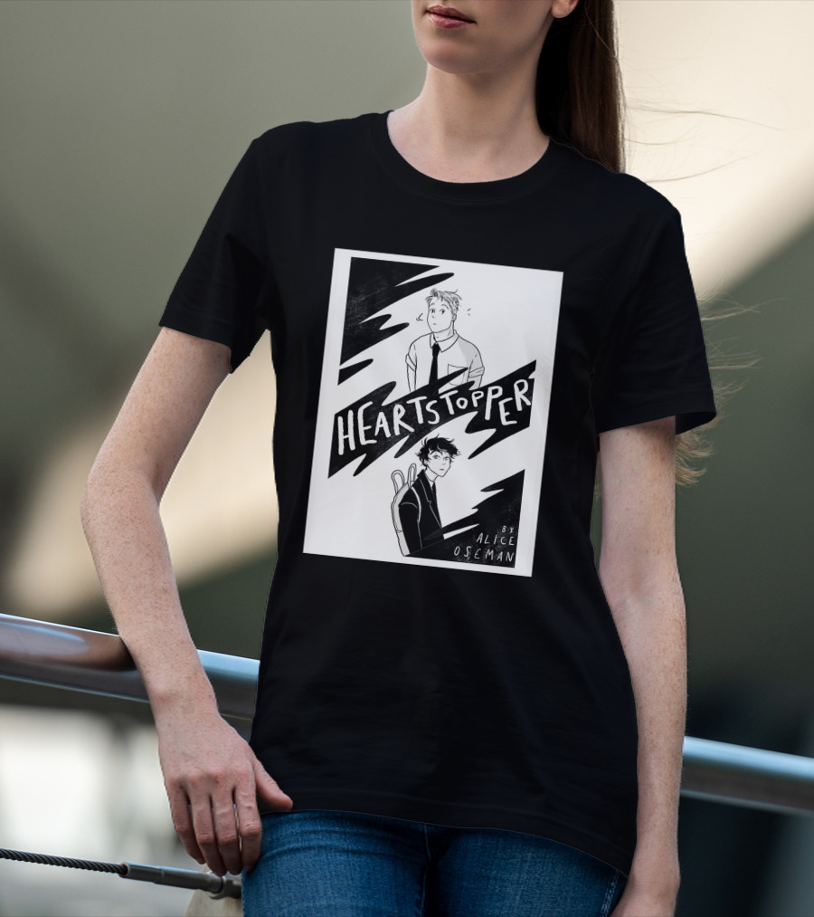 Heartstopper By Alice Oseman Solitaire Co UK Frances Janvi3r Graphic Novel Cover T-Shirt