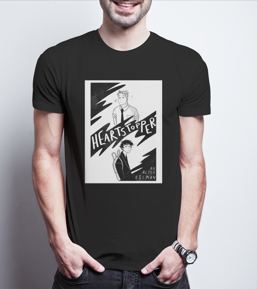 Heartstopper By Alice Oseman Solitaire Co UK Frances Janvi3r Graphic Novel Cover T-Shirt