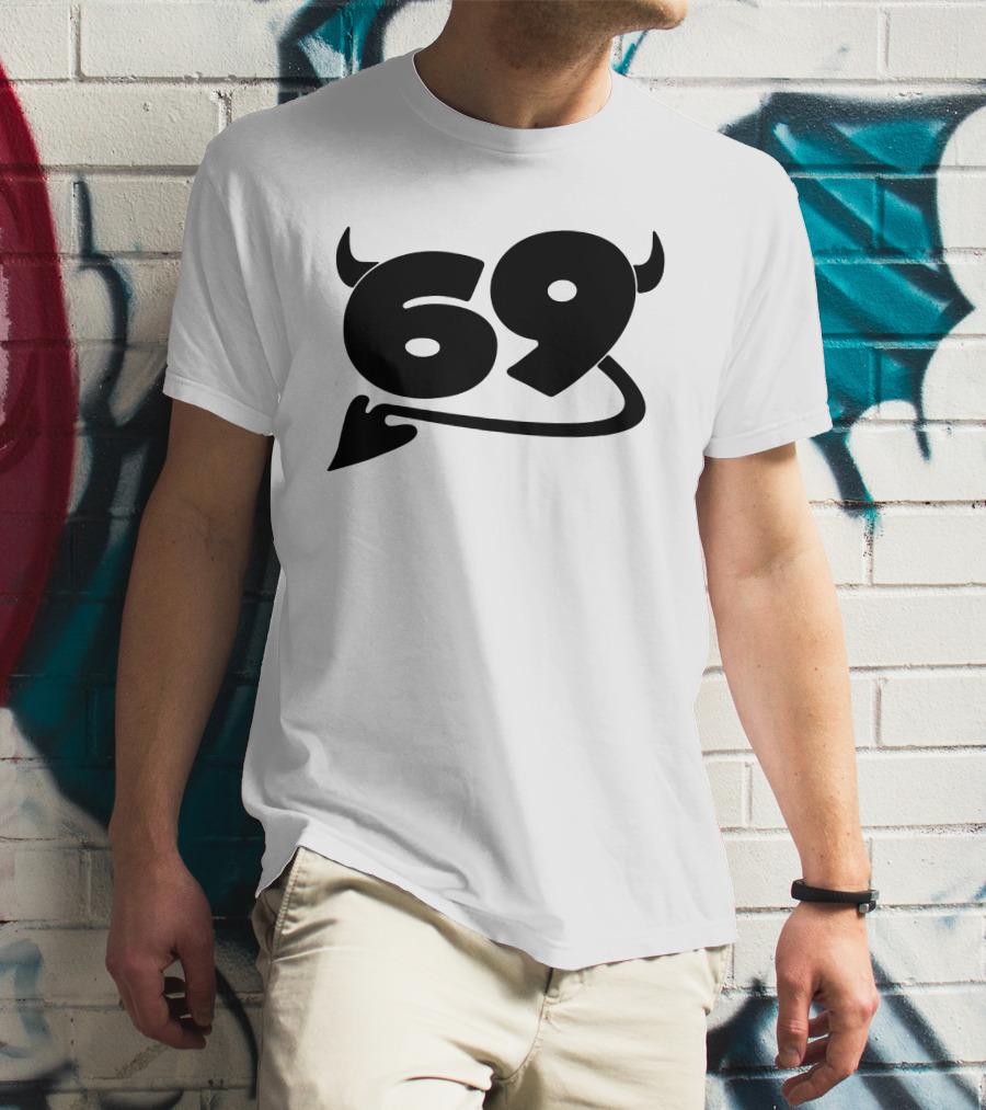 King Princess Merch 69 Devil Graphic White T-Shirt