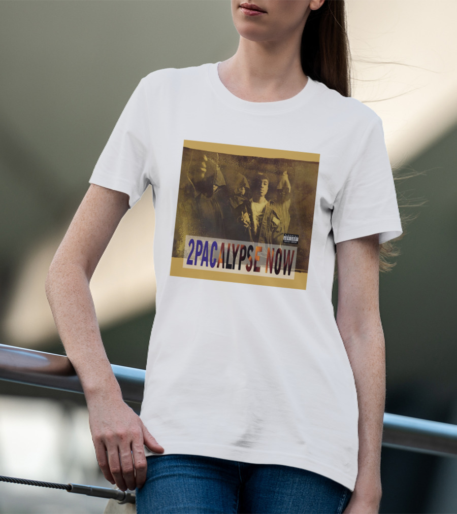 2Pacalypse Now Album Cover Homage Book Of Shady Image T-Shirt