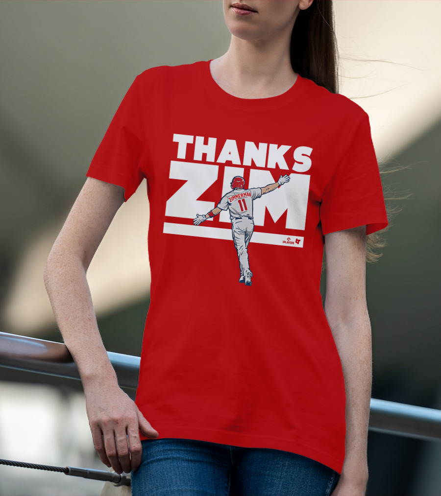 Ryan Zimmerman Thanks Zim Washington Nationals Fans Players Association T-Shirt