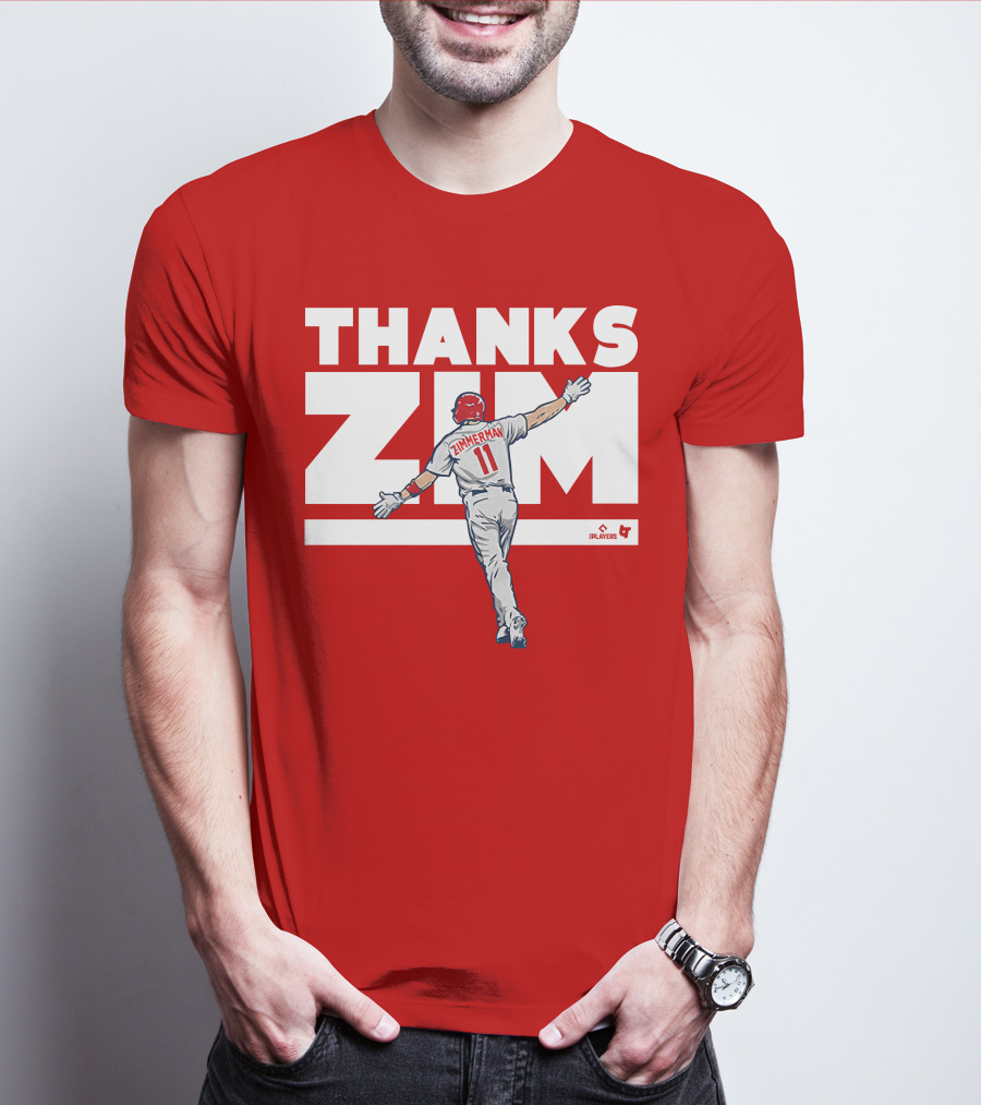 Ryan Zimmerman Thanks Zim Washington Nationals Fans Players Association T-Shirt
