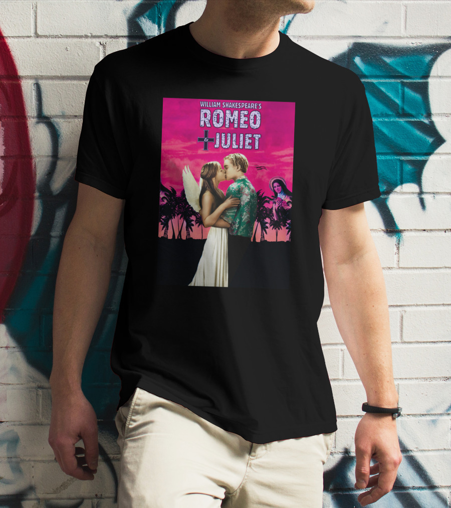 William Shakespeare's Romeo Juliet Ely Kreimendahl Tropical Angel Romance T-Shirt