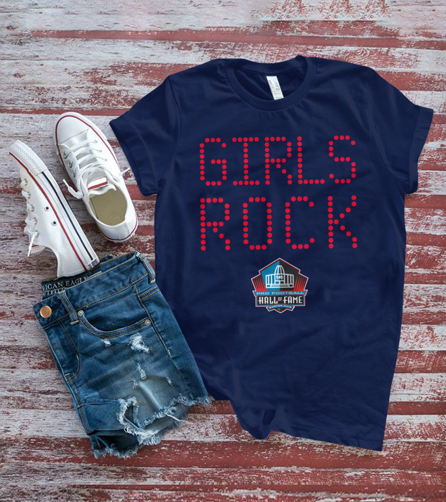 Pro Football Hall Of Fame Girls Rock Youth Merch T-Shirt