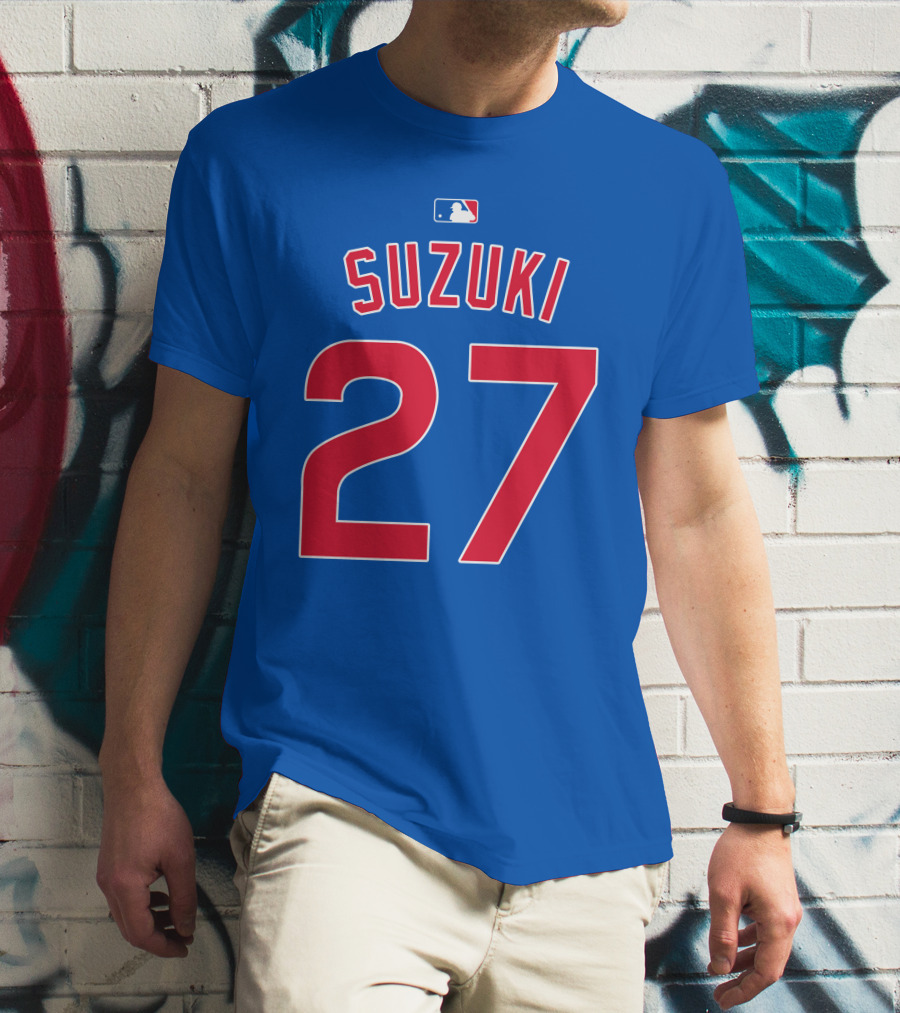 Obvious Merch Seiya Suzuki 27 MLB Jersey T-Shirt