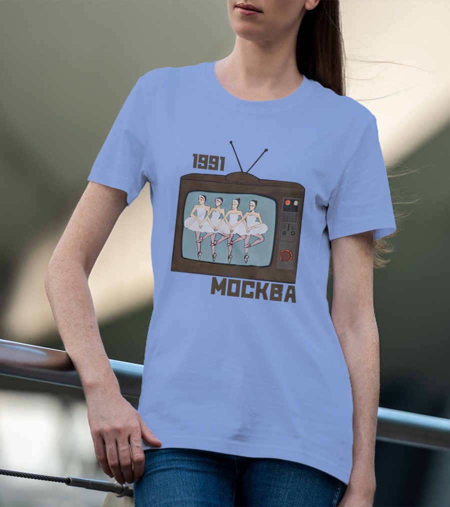 1991 Mockba Soviet TV Ballet Stratonaut Shop T-Shirt