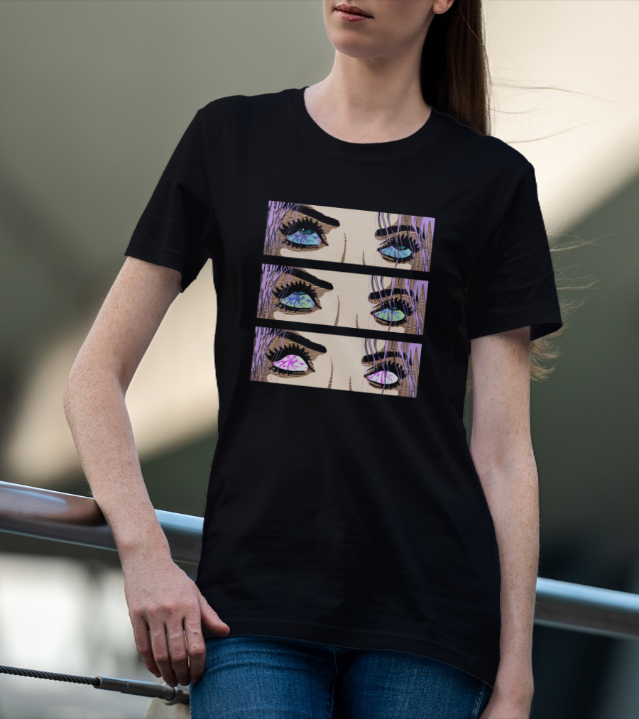Fmuoasl Merch Good Enough Collection Pop Art Multi-Colored Eyes T-Shirt