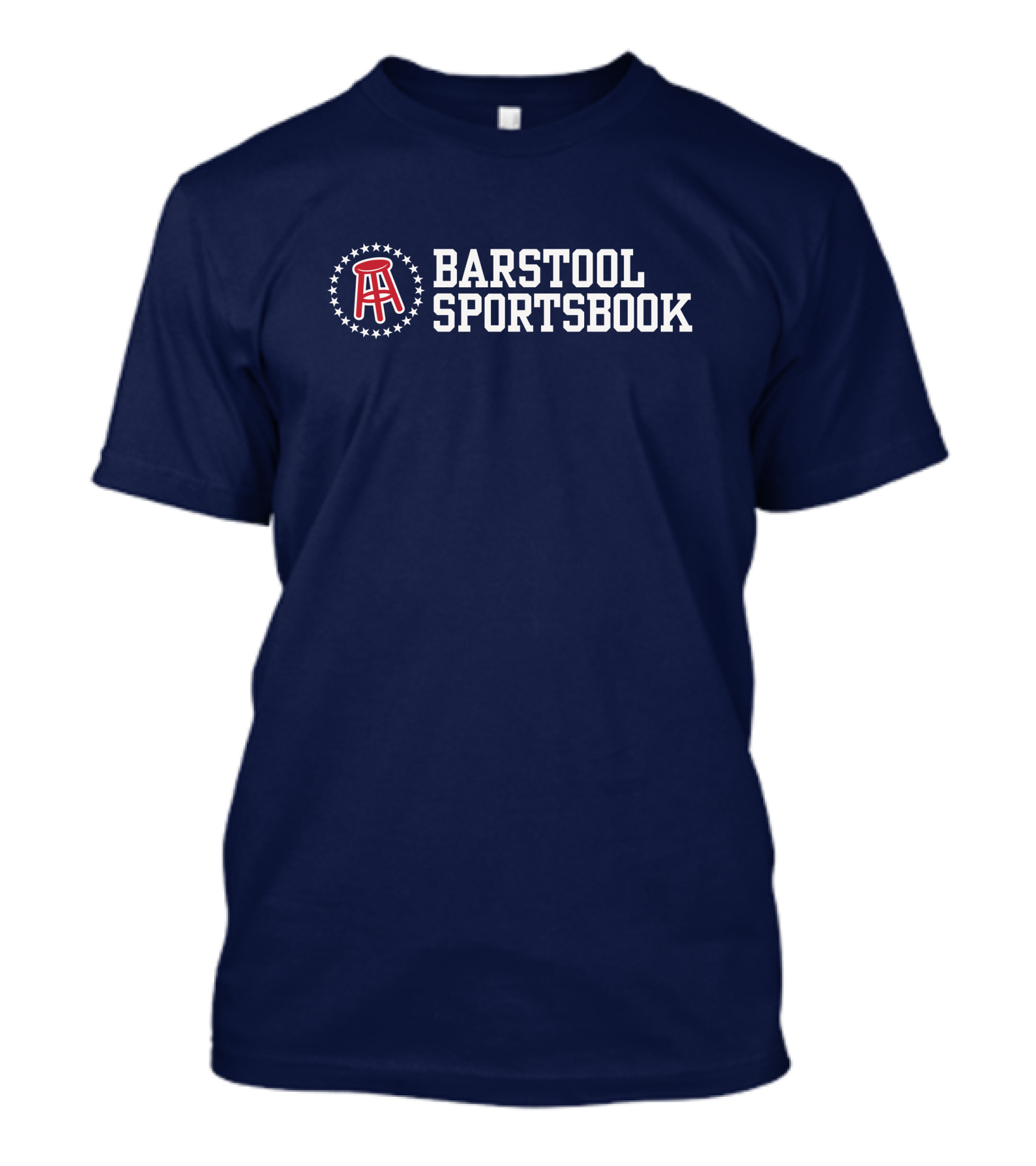 Sportsbook Stool Logo Navy Blue T-Shirt