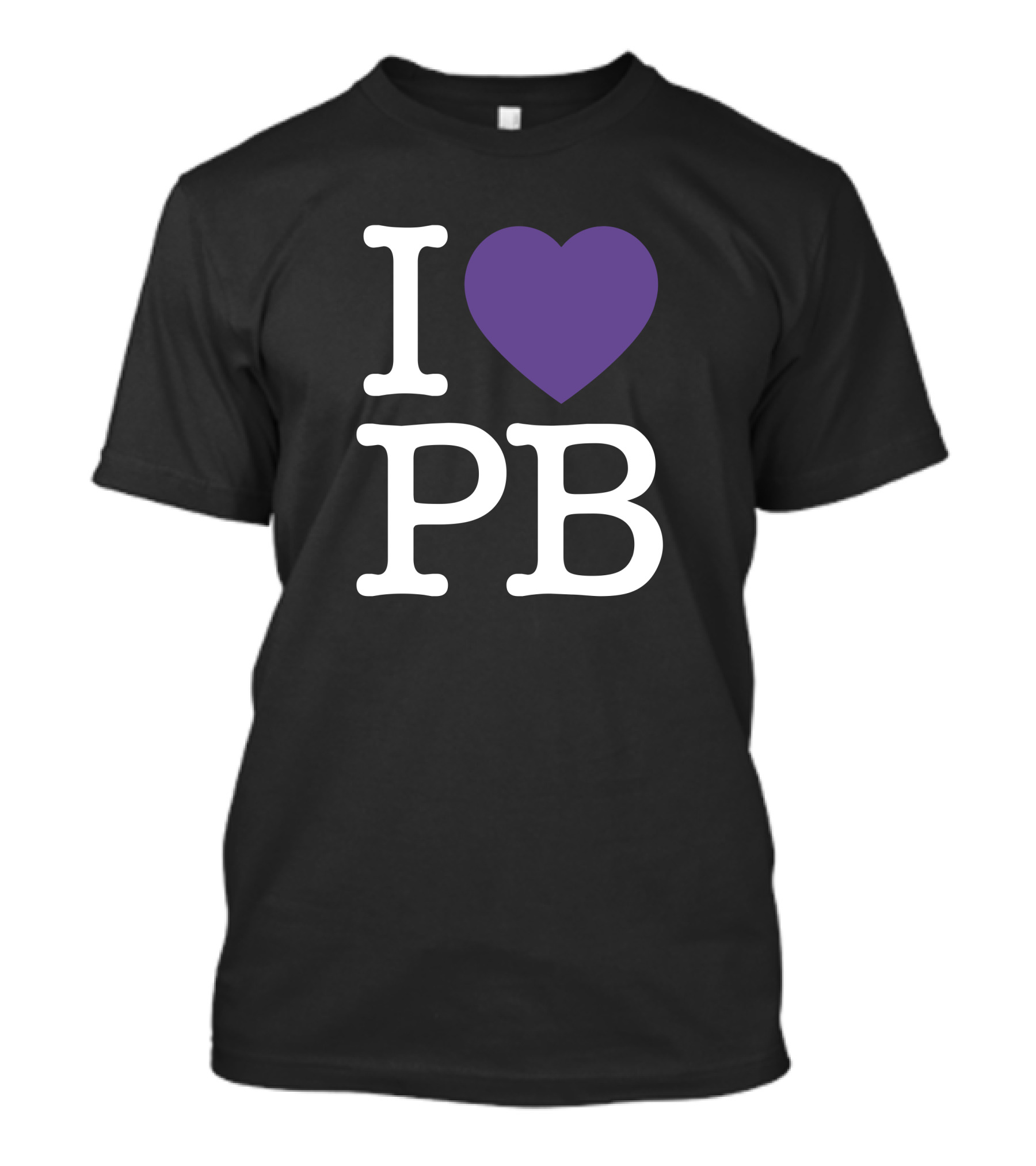 I Love PB Pierre Bourne Merch Purple Heart T-Shirt