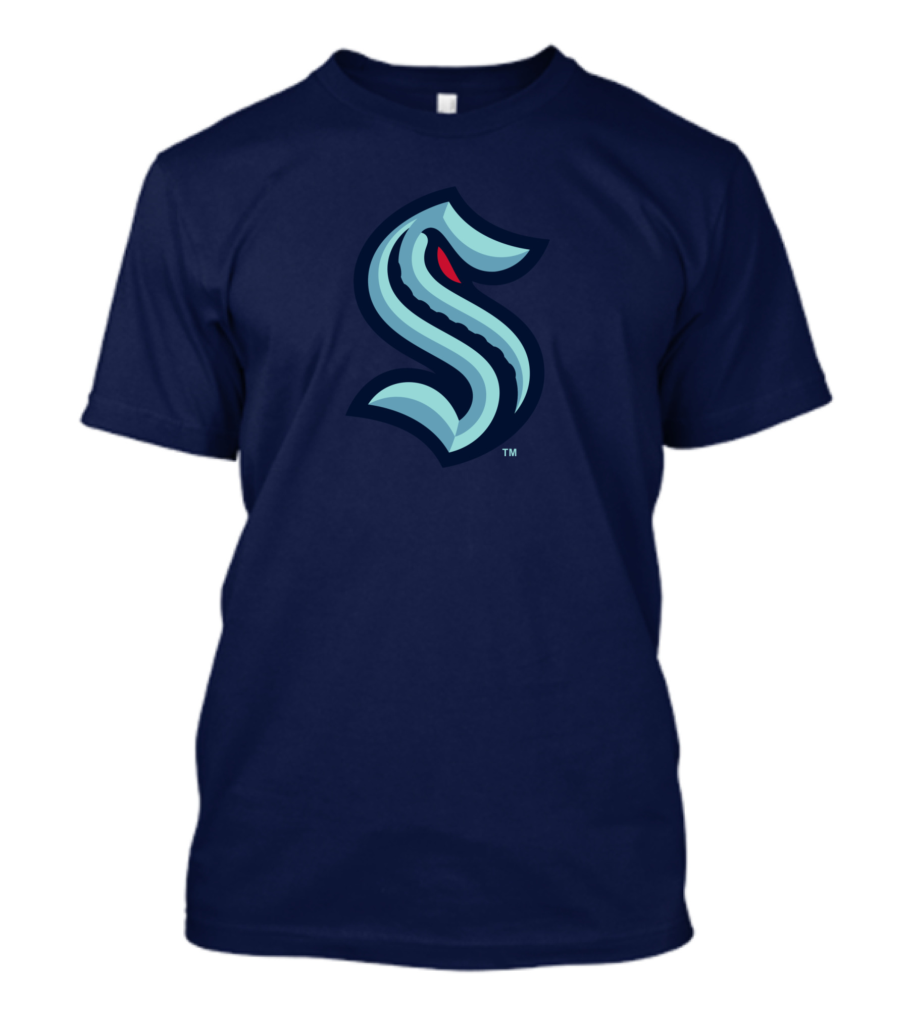 Seattle Kraken Logo Blue And Red S T-Shirt