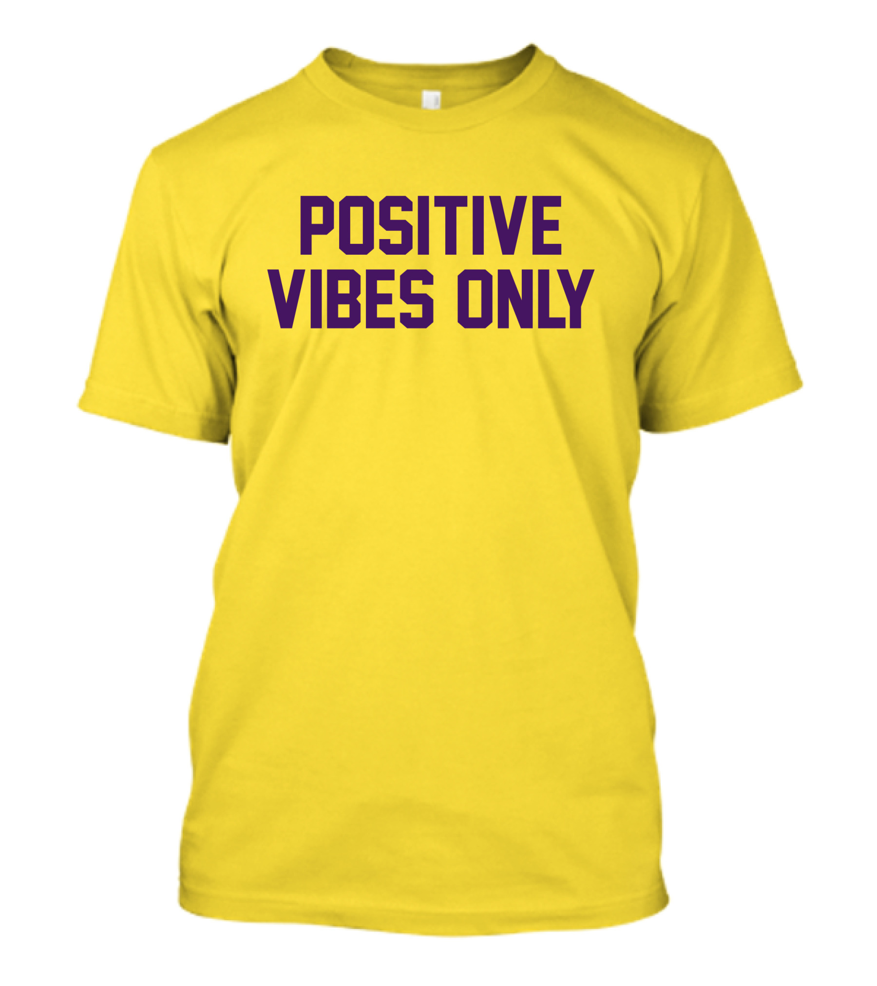 Positive Vibes Only Los Angeles Lakers Colors T-Shirt