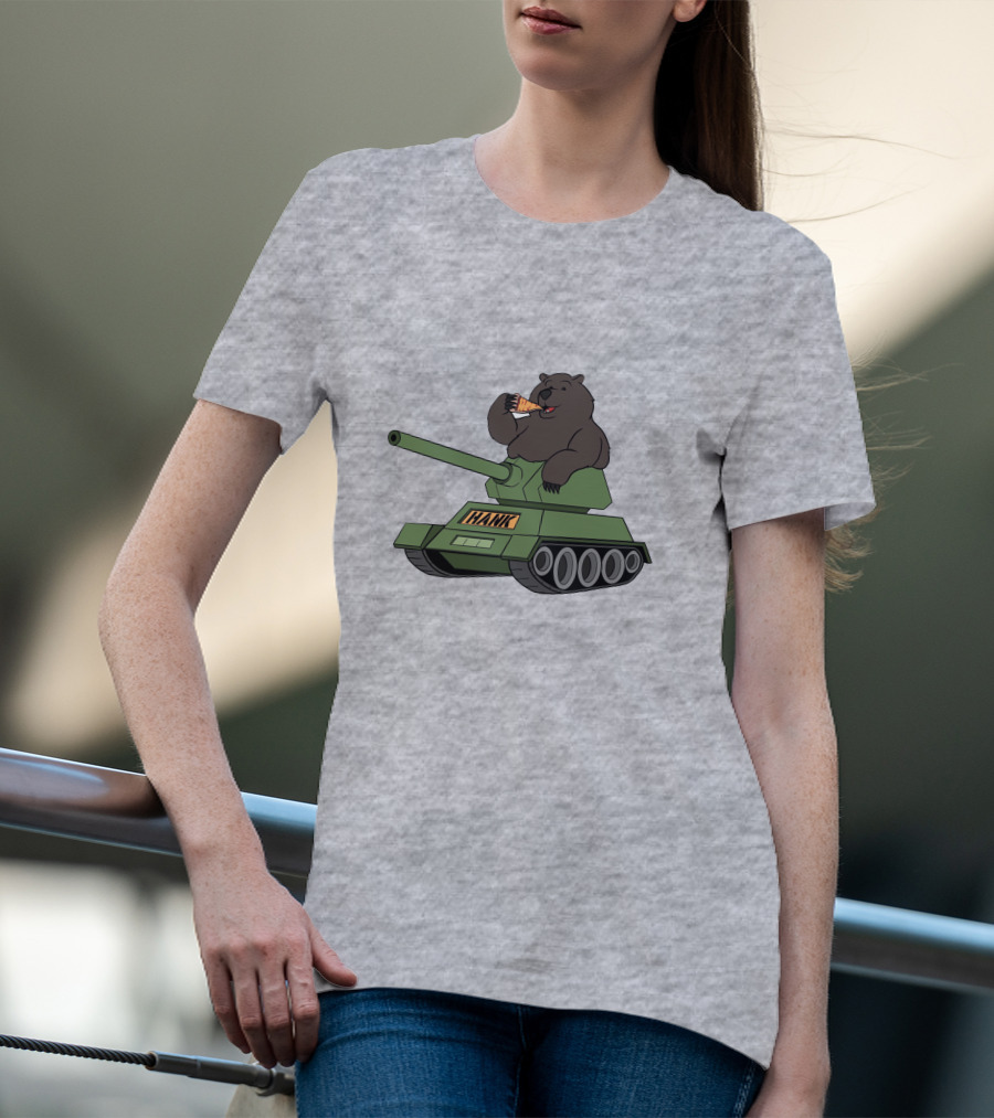 Pardon My Take Hank The Tank Bear Pizza Tank Big Cat T-Shirt