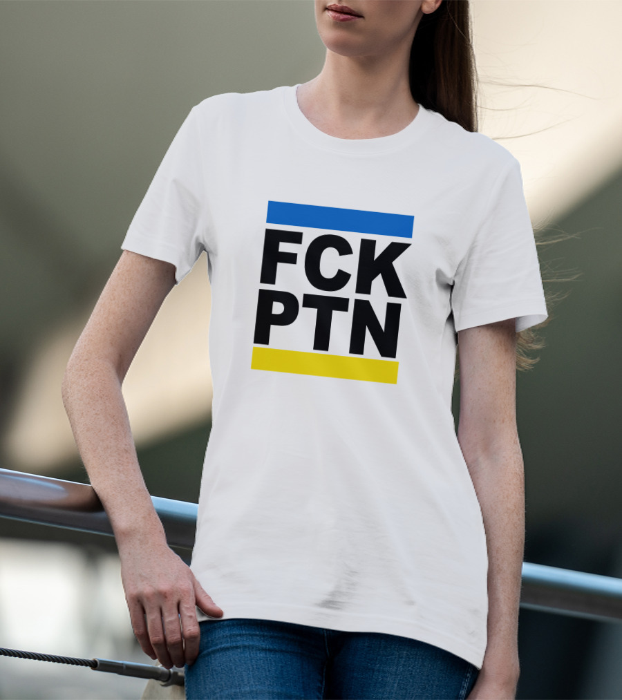 FCK PTN Blue Yellow Stripes T-Shirt