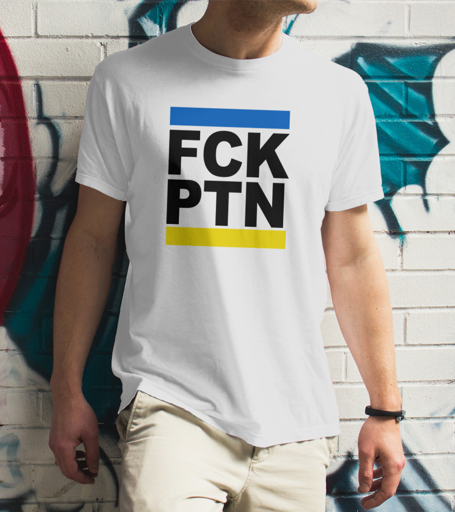 FCK PTN Blue Yellow Stripes T-Shirt