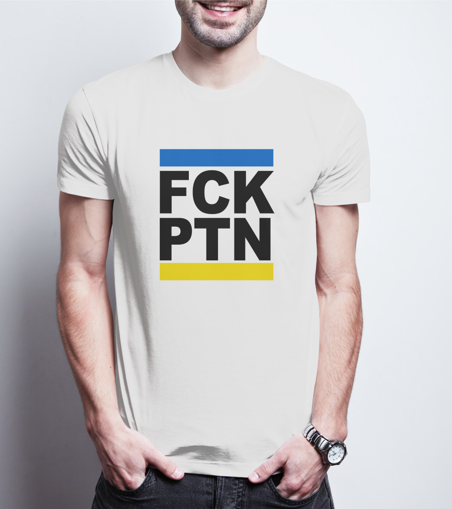 FCK PTN Blue Yellow Stripes T-Shirt