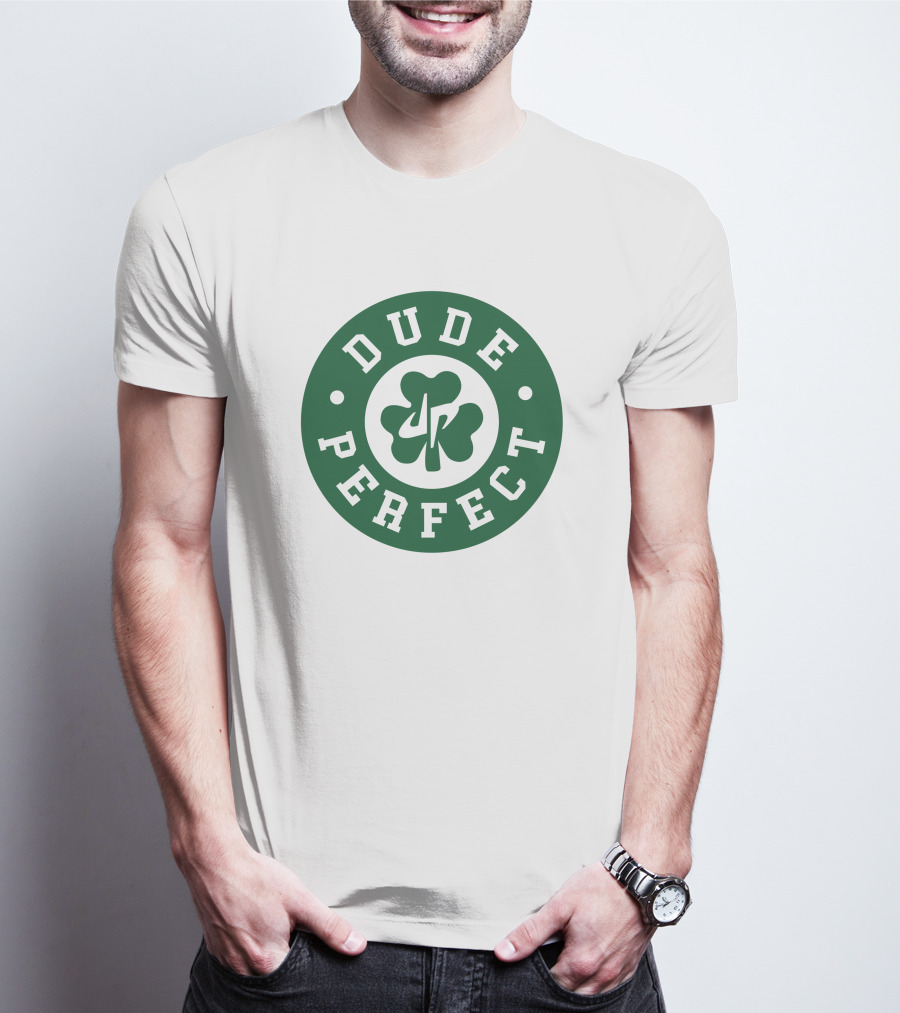 Dude Perfect Clover Logo Luck Merchandise T-Shirt