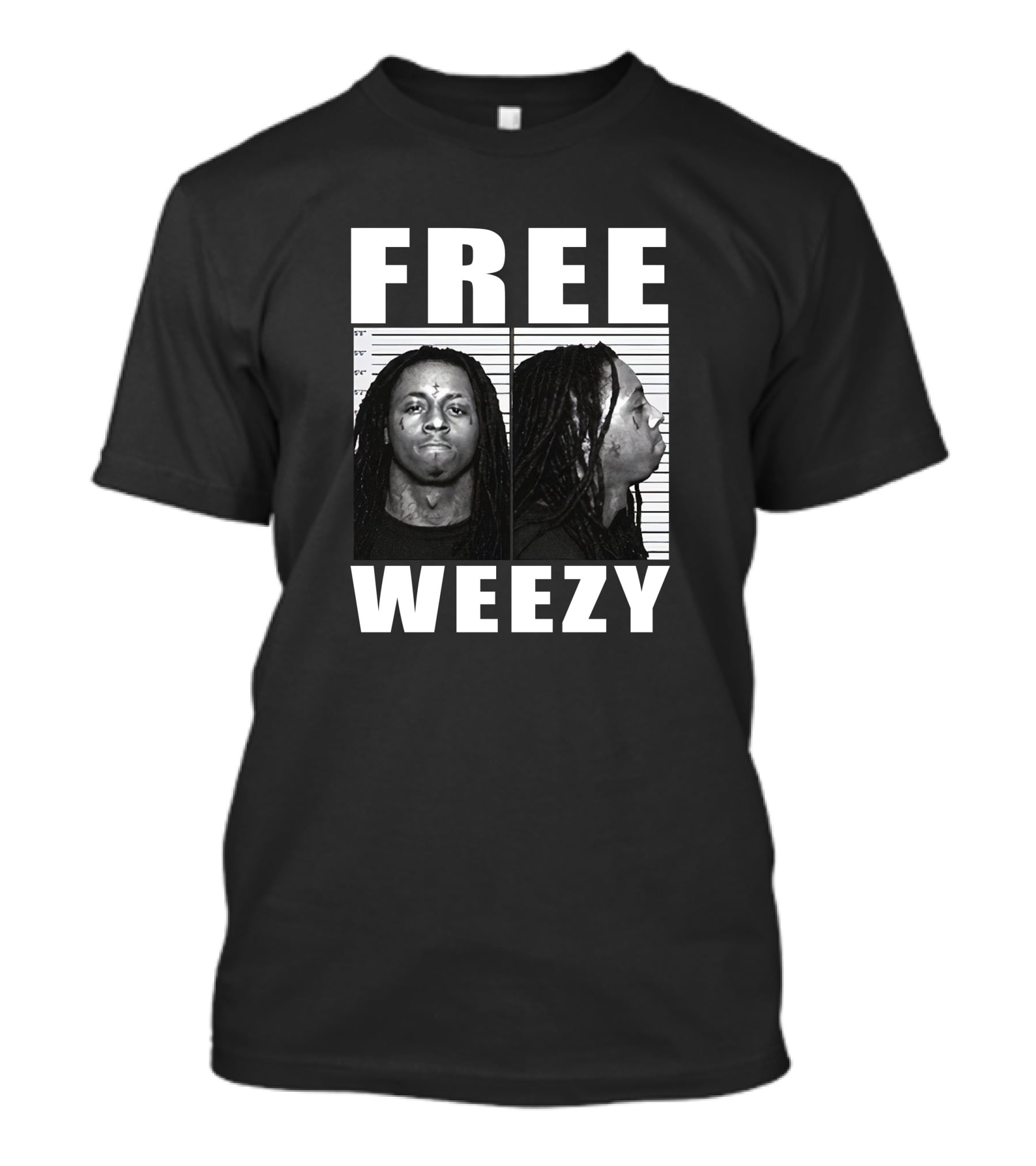 Lil Wayne Free Weezy Mugshot T-Shirt