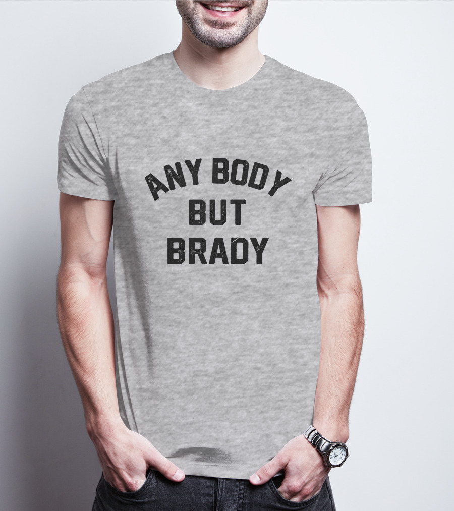 Steel City Anybody But Brady Football Fan Pittsburgh Dad T-Shirt