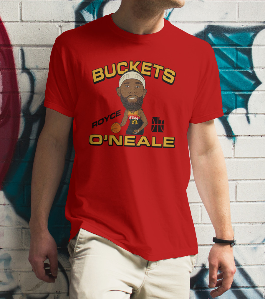 Buckets O'Neale Royce Utah Jazz Team Homage Merch T-Shirt
