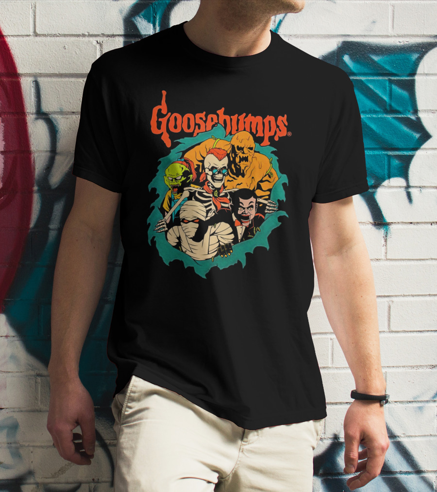 Goosebumps Creepy Co Mummy Monsters Retro Horror T-Shirt