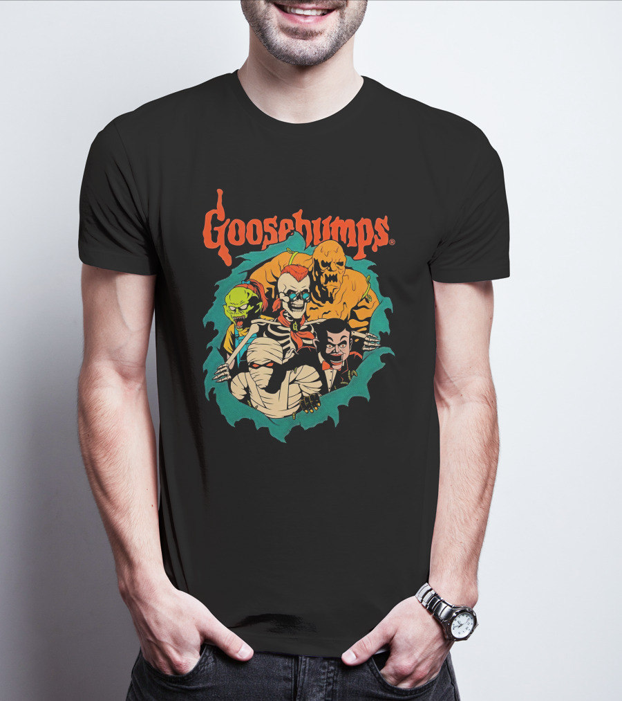 Goosebumps Creepy Co Mummy Monsters Retro Horror T-Shirt