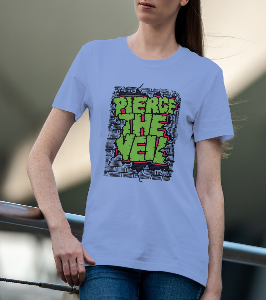 Pierce The Veil Freakish Beast Brick Wall T-Shirt