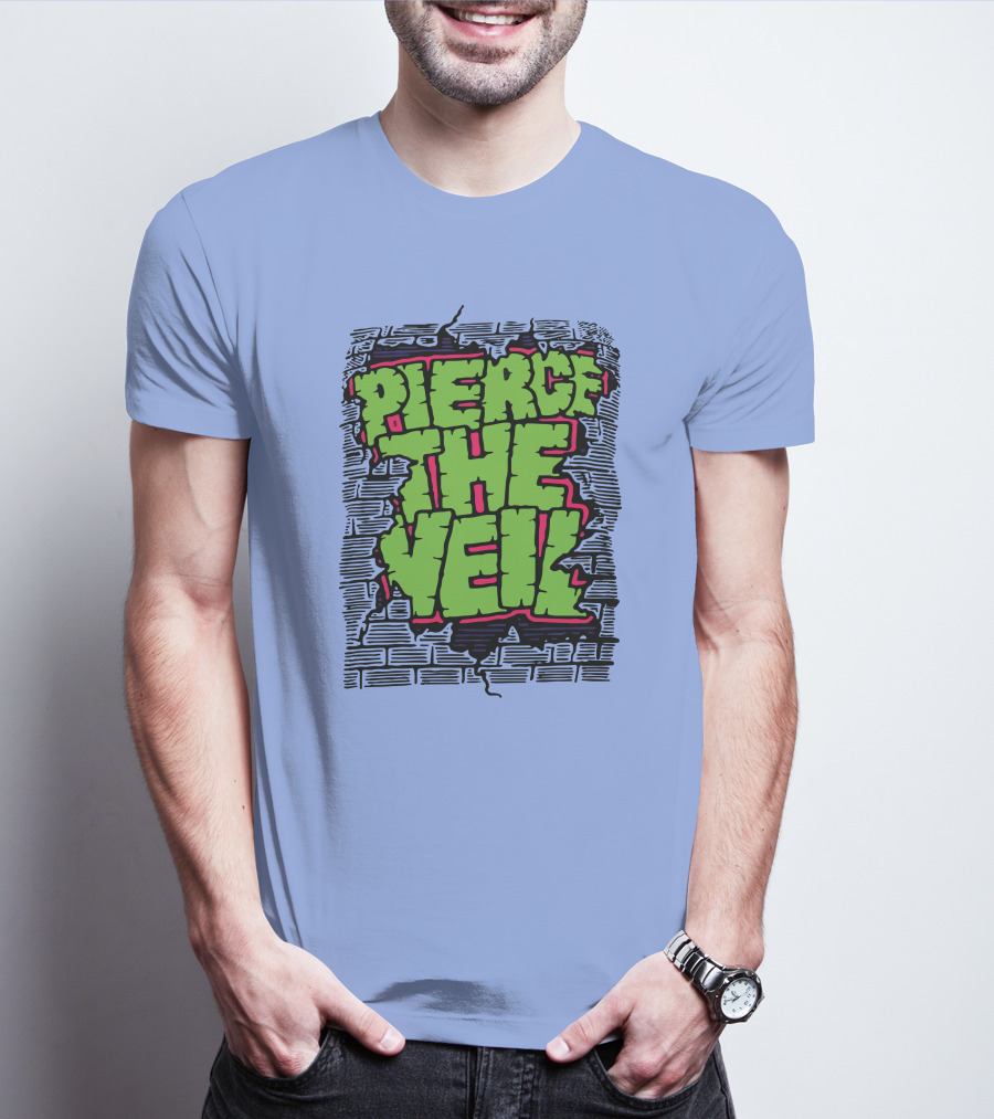 Pierce The Veil Freakish Beast Brick Wall T-Shirt