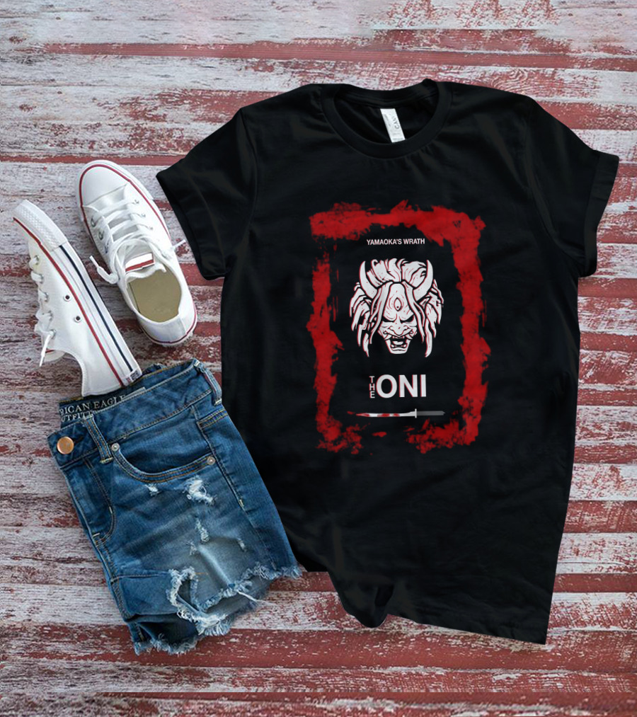 Yamaoka's Wrath The Oni Minimalist Dead By Daylight Luckysarts T-Shirt